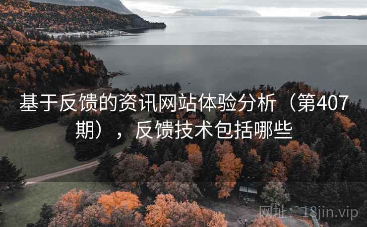 基于反馈的资讯网站体验分析（第407期），反馈技术包括哪些