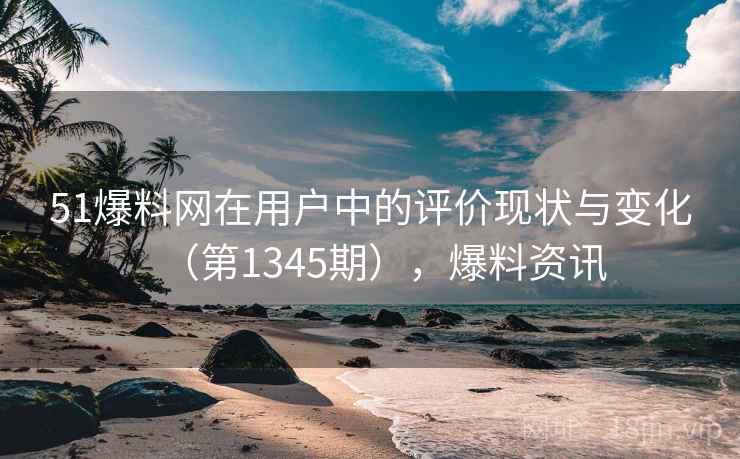 51爆料网在用户中的评价现状与变化（第1345期），爆料资讯  第2张
