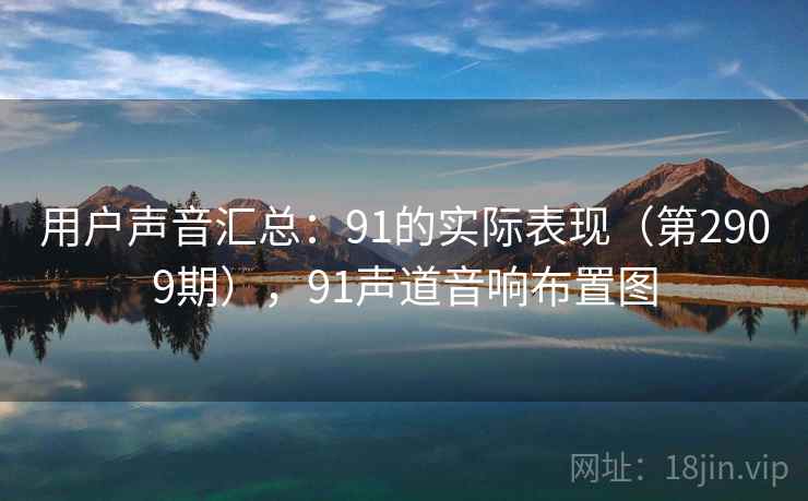用户声音汇总:91的实际表现(第2909期),91声道音响布置图