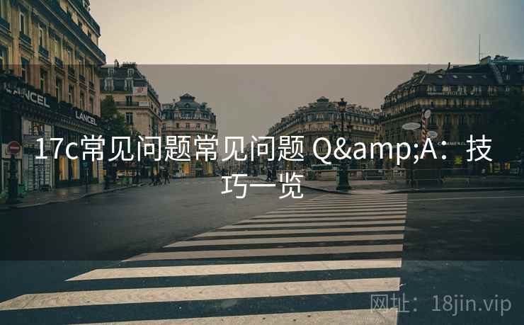 17c常见问题常见问题 Q&A:技巧一览 第2张 17c常见问题常见问题 Q&A:技巧一览 第2张
